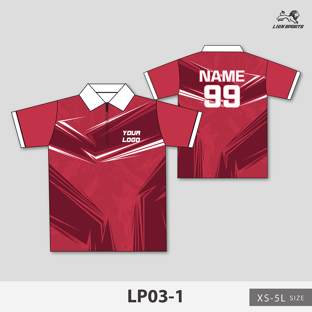拉鍊POLO衫-LP03